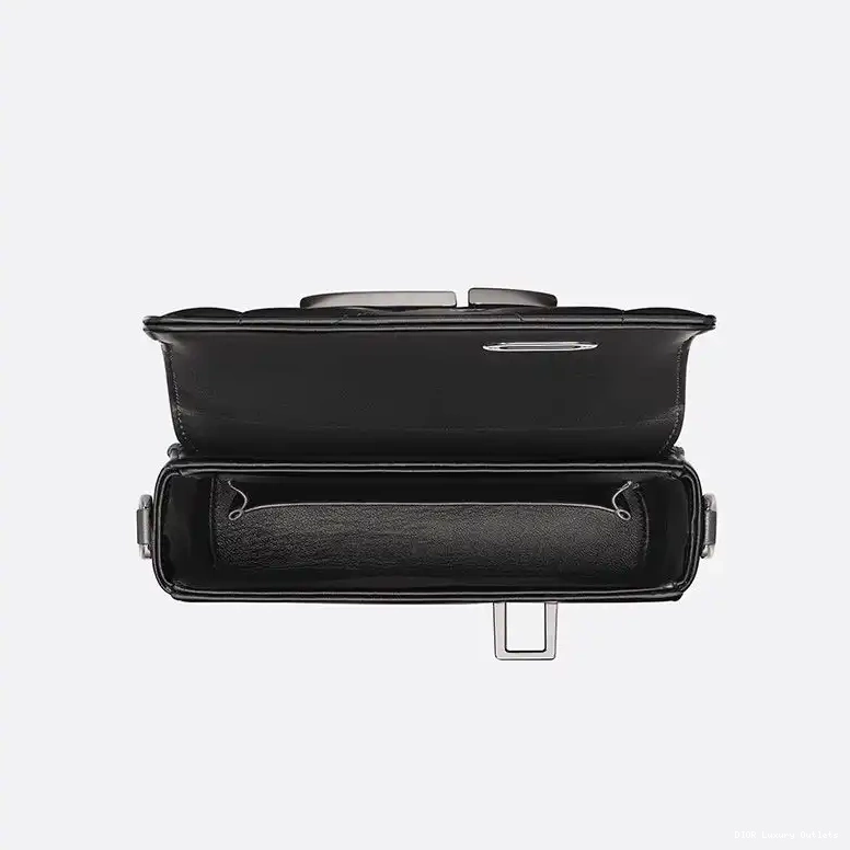 Cheap Handle Dior Box Montaigne with Maxicannage Lambskin 30 Black Bag 0602 Luxury